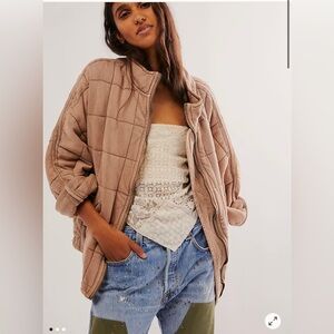 Free people dolman quilted jacket